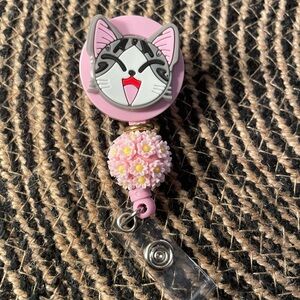 Cat Badge Reel